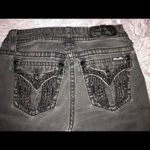 Black Miss Me Jeans 28W 31L Signature Skinny